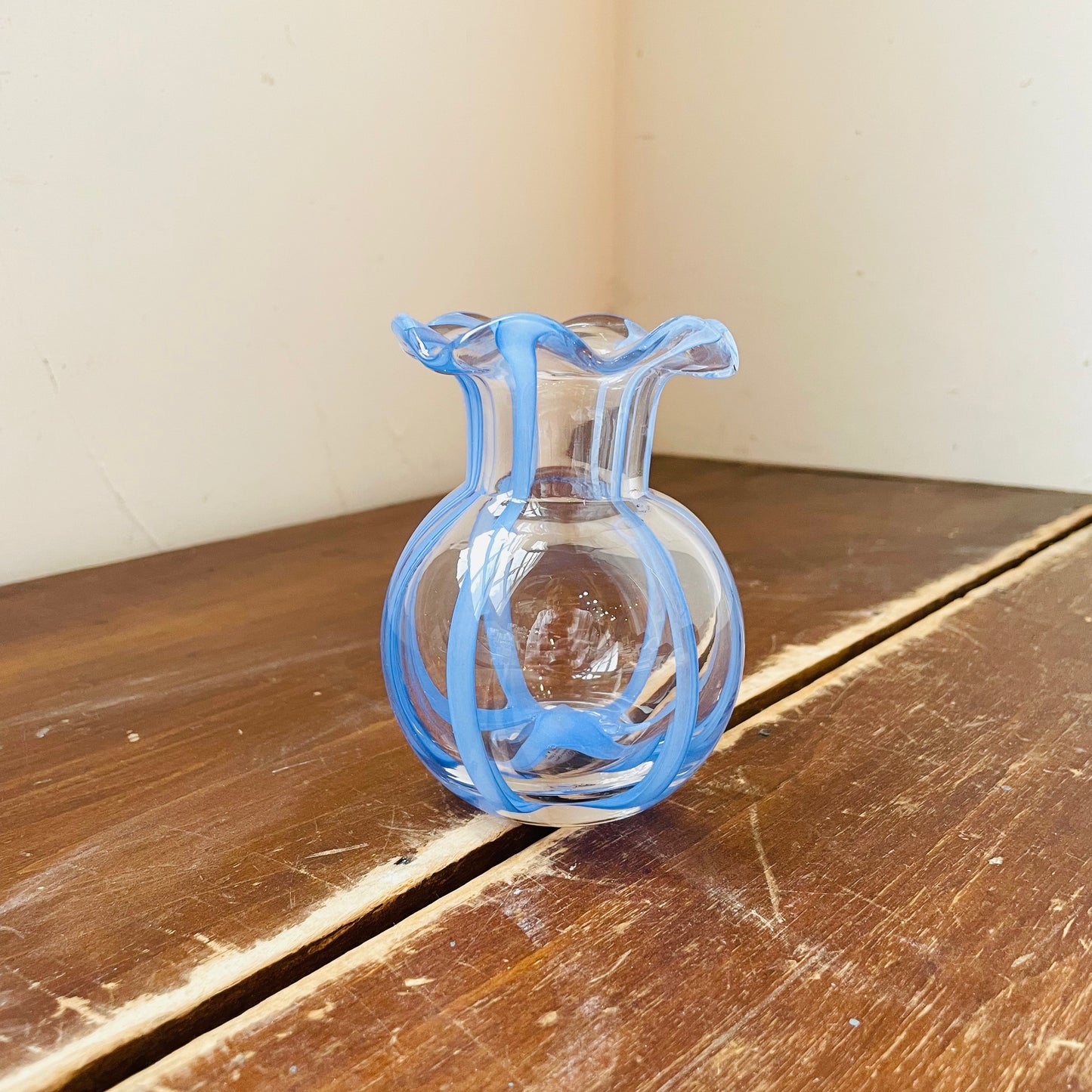Ruffled Ribbon Vase