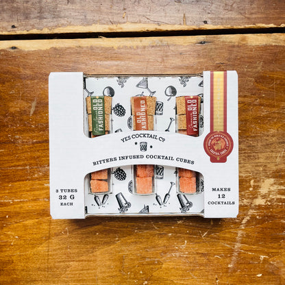 Bitters Infused Cocktail Cube Gift Set: Around the World Old Fashioned