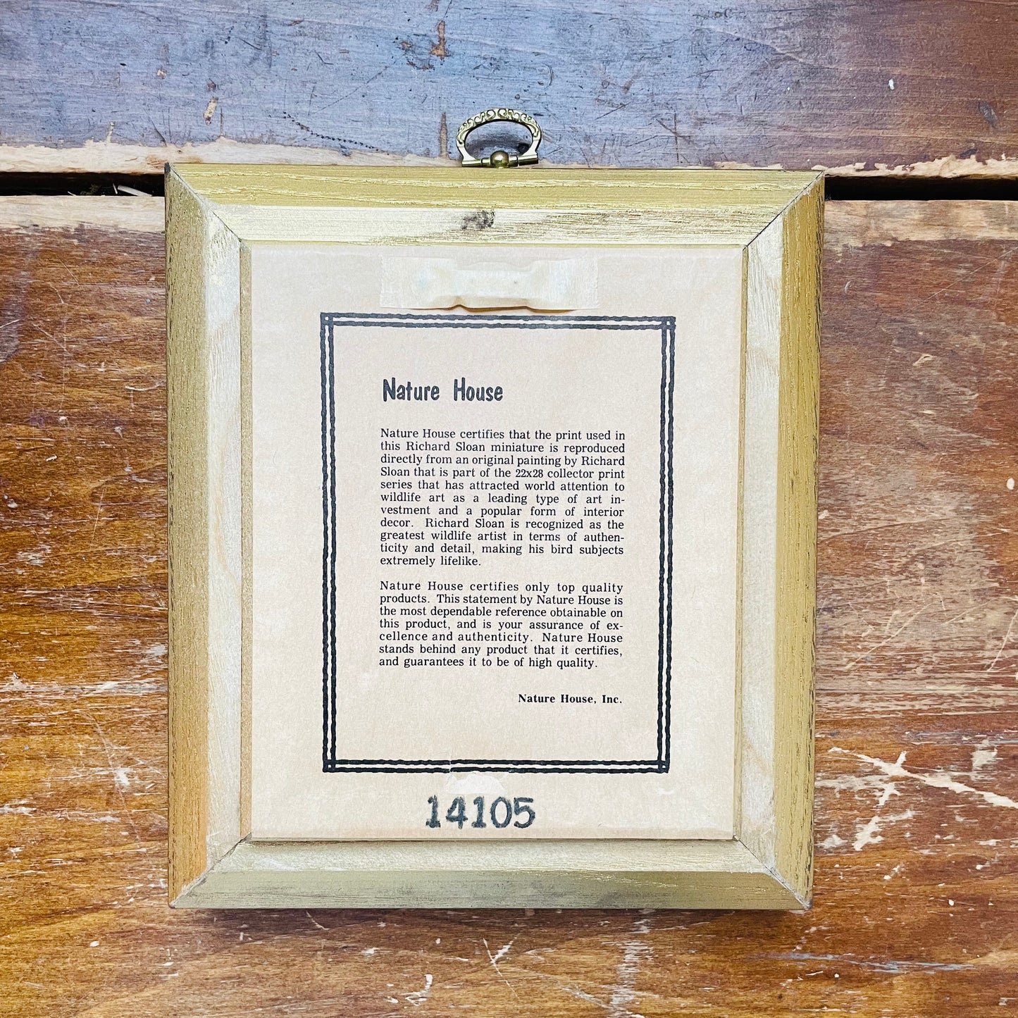 Nature House Mallard Print- Vintage
