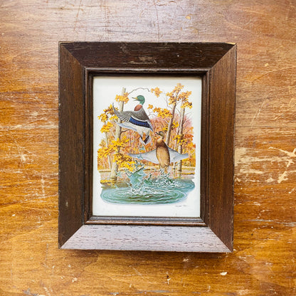 Nature House Mallard Print- Vintage