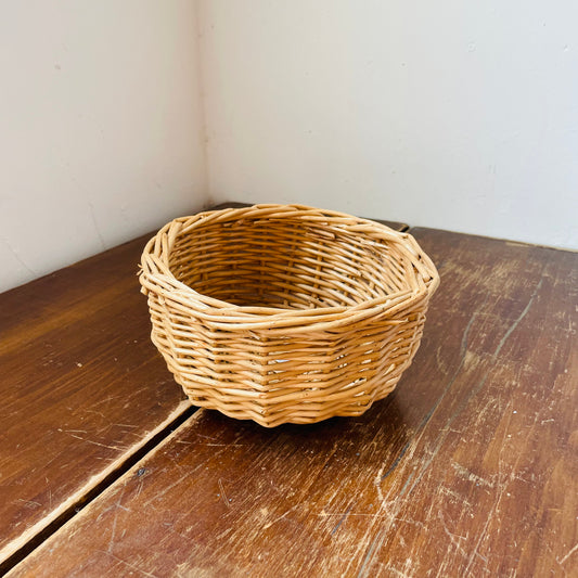 Small Wicker Basket- Vintage