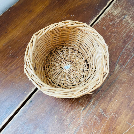 Small Wicker Basket- Vintage