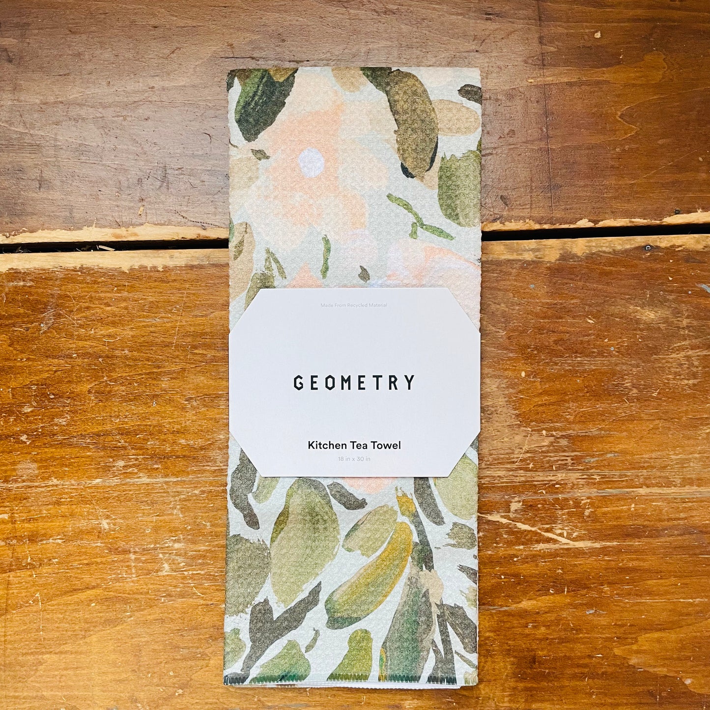 Painted Blossoms Tea Towel