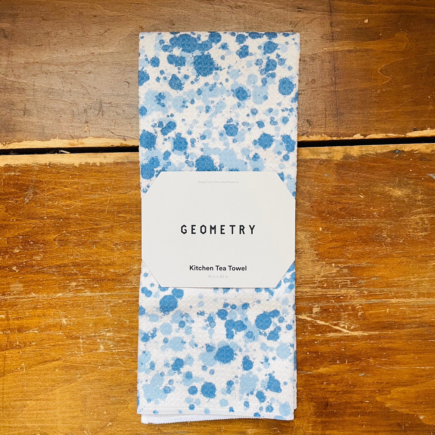 Indigo Splash Tea Towel