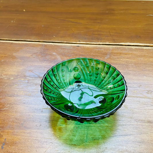 Anchor Emerald Burple Bowl- Vintage