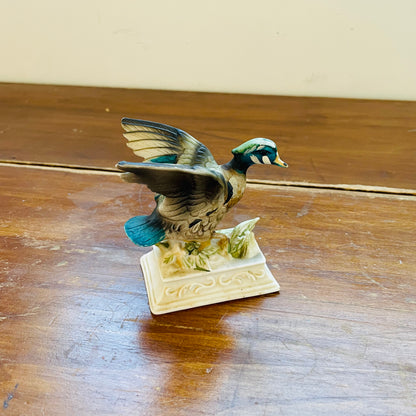 Ceramic Wood Duck Figurine- Vintage