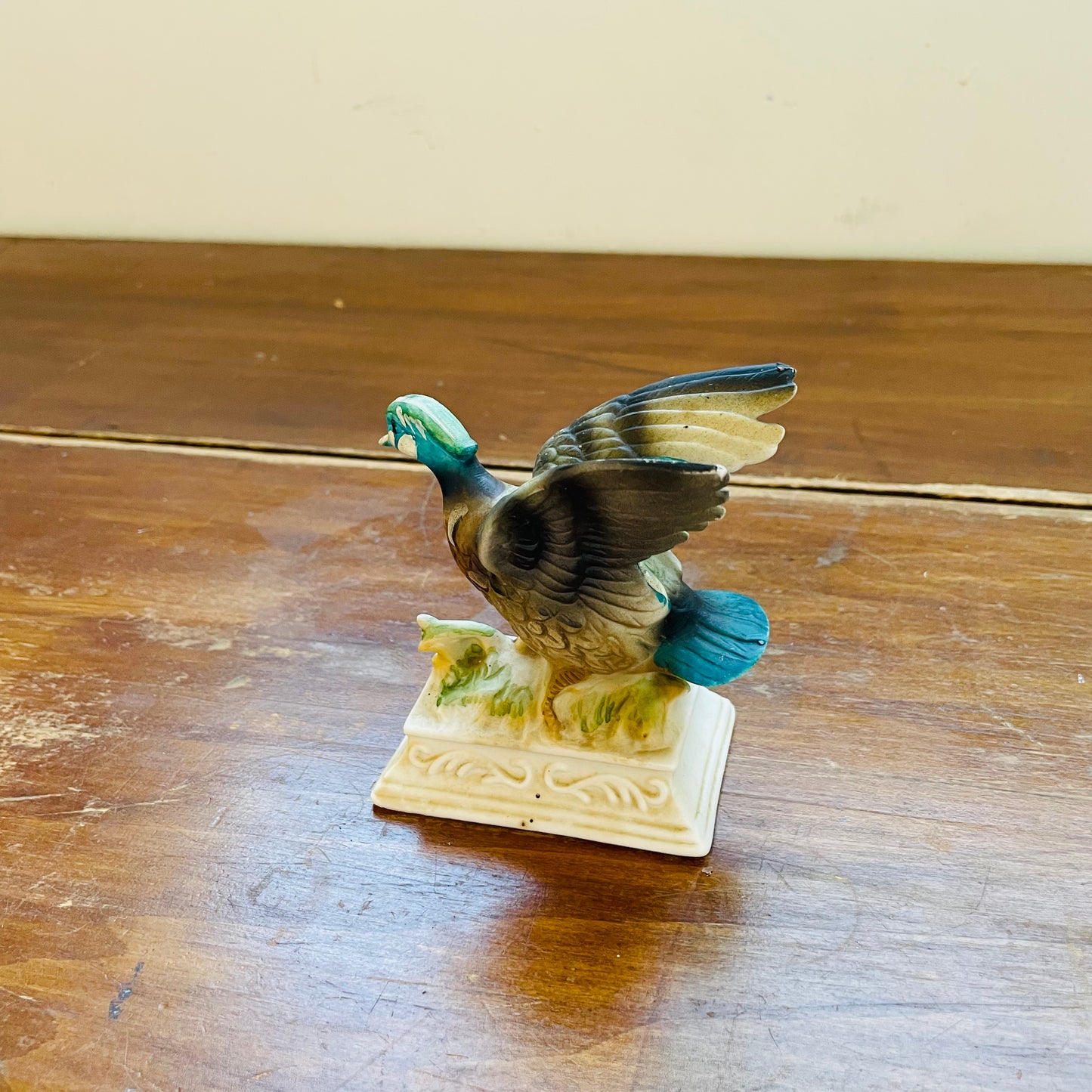 Ceramic Wood Duck Figurine- Vintage