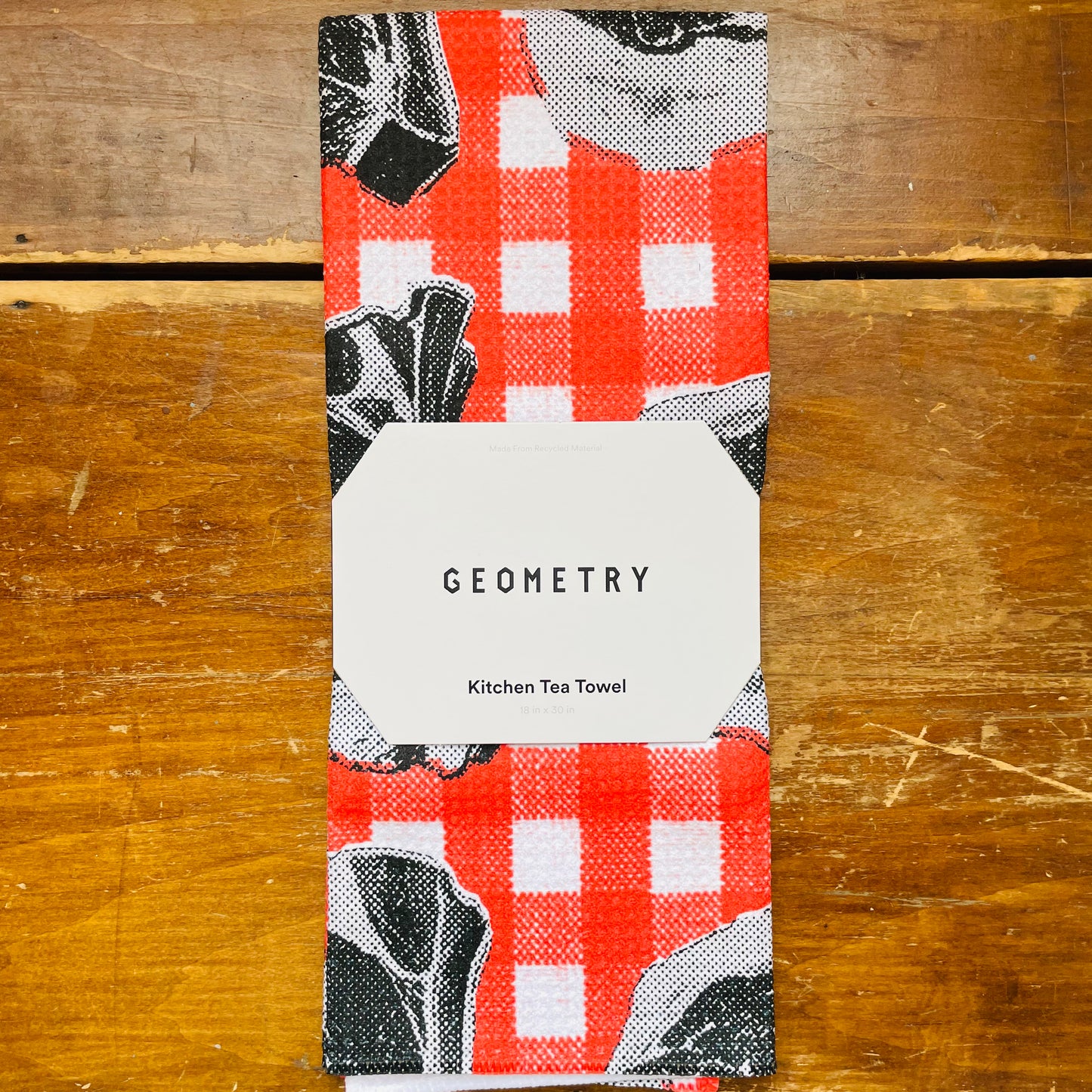 Butchers Gingham Tea Towel