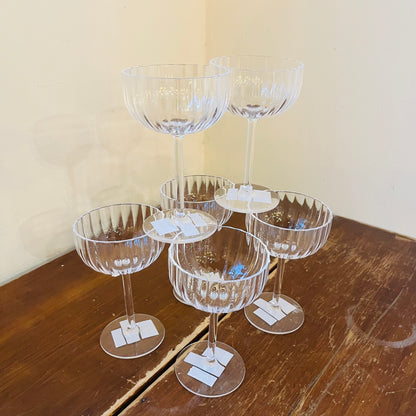 Riley Acrylic Coupes Set of 6