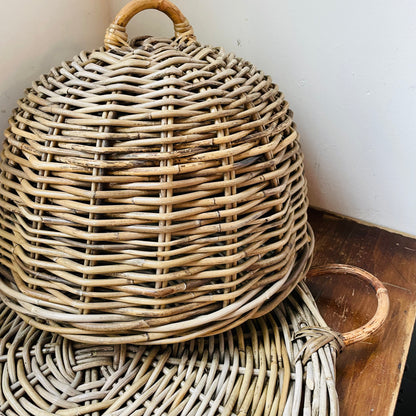 Hampton Rattan Food Cover & Tray