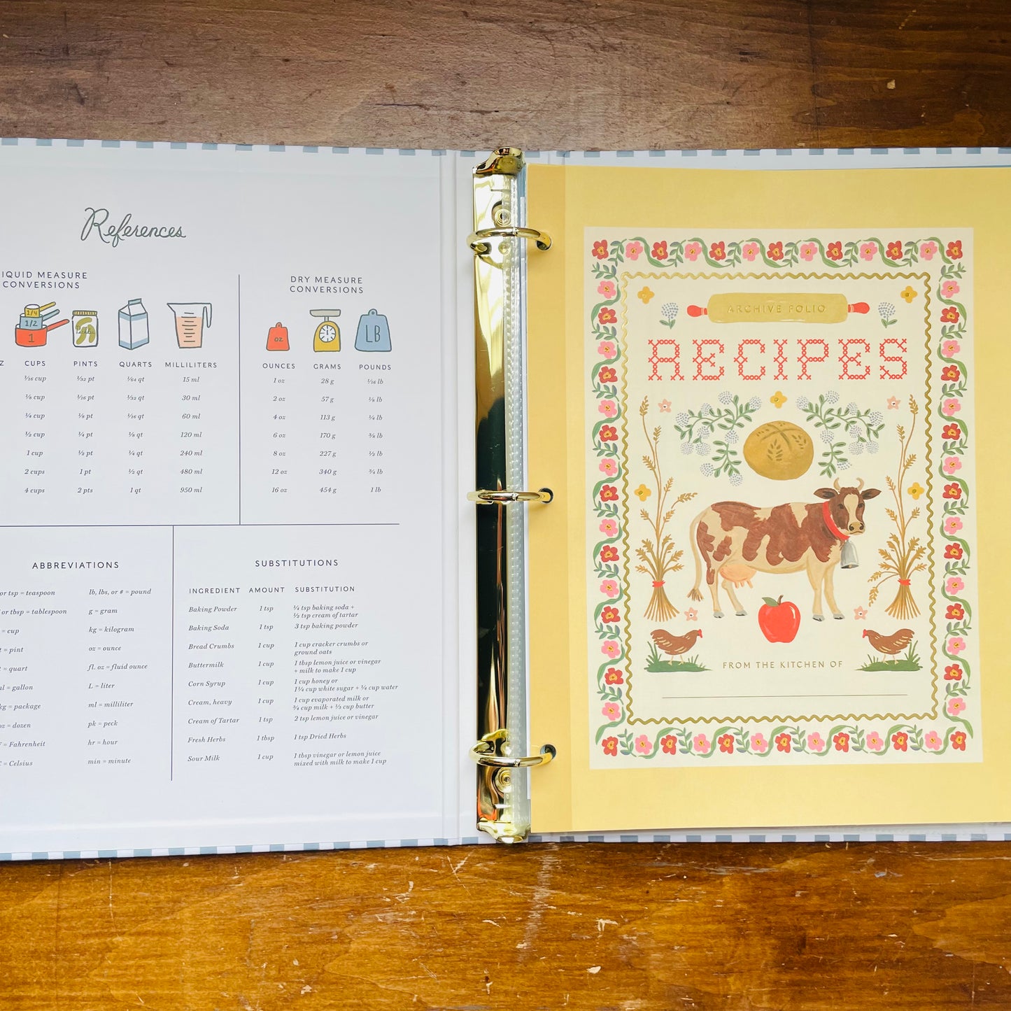 Home Sweet Home Recipe Binder