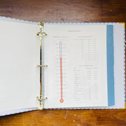Home Sweet Home Recipe Binder