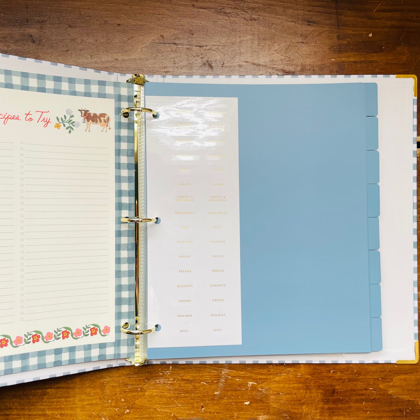 Home Sweet Home Recipe Binder