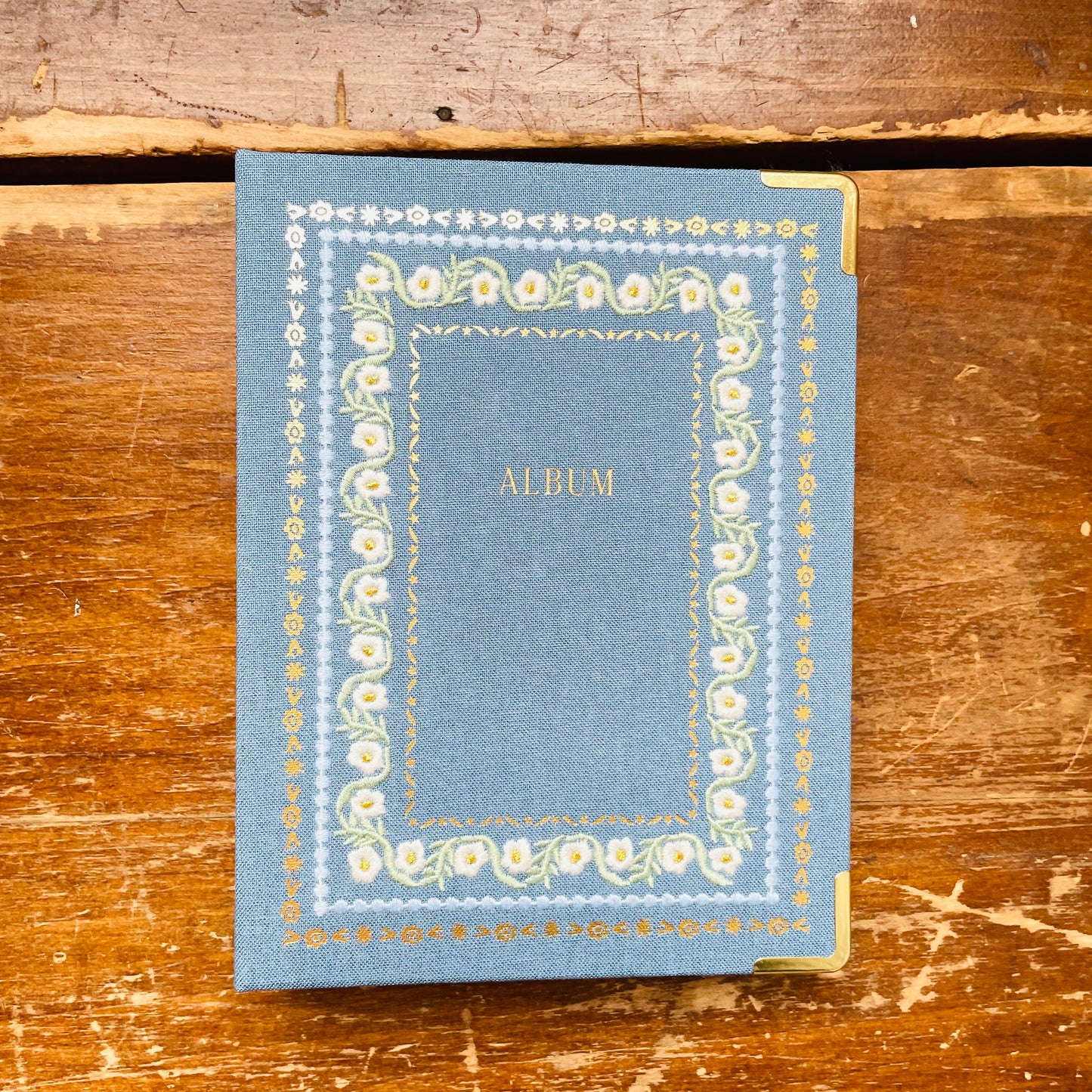 Delphine Embroidered Small Photo Album