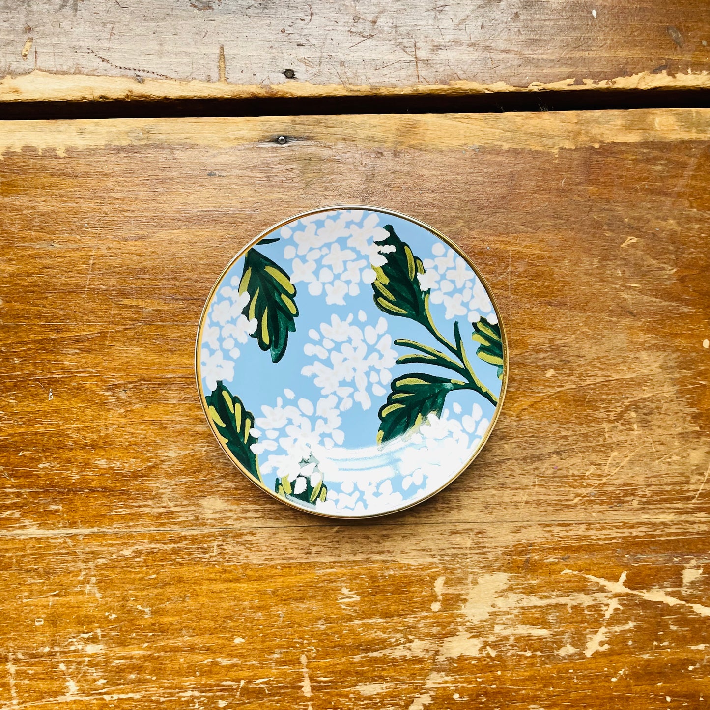 Hydrangea Porcelain Ring Dish
