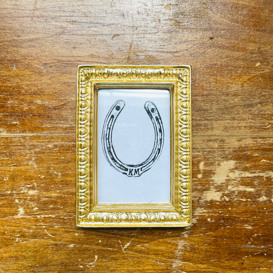 Mini Print Magnetic Gold Frame