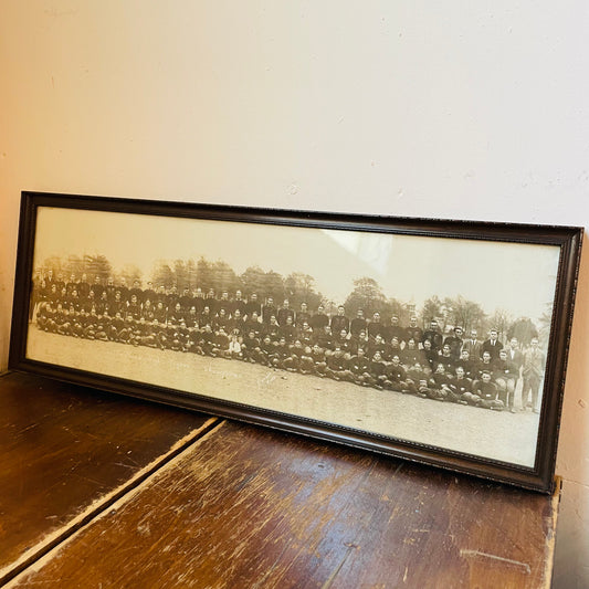 Little Rock High Tigers Football Team Panorama- Vintage