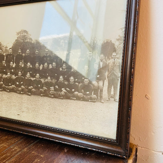 Little Rock High Tigers Football Team Panorama- Vintage