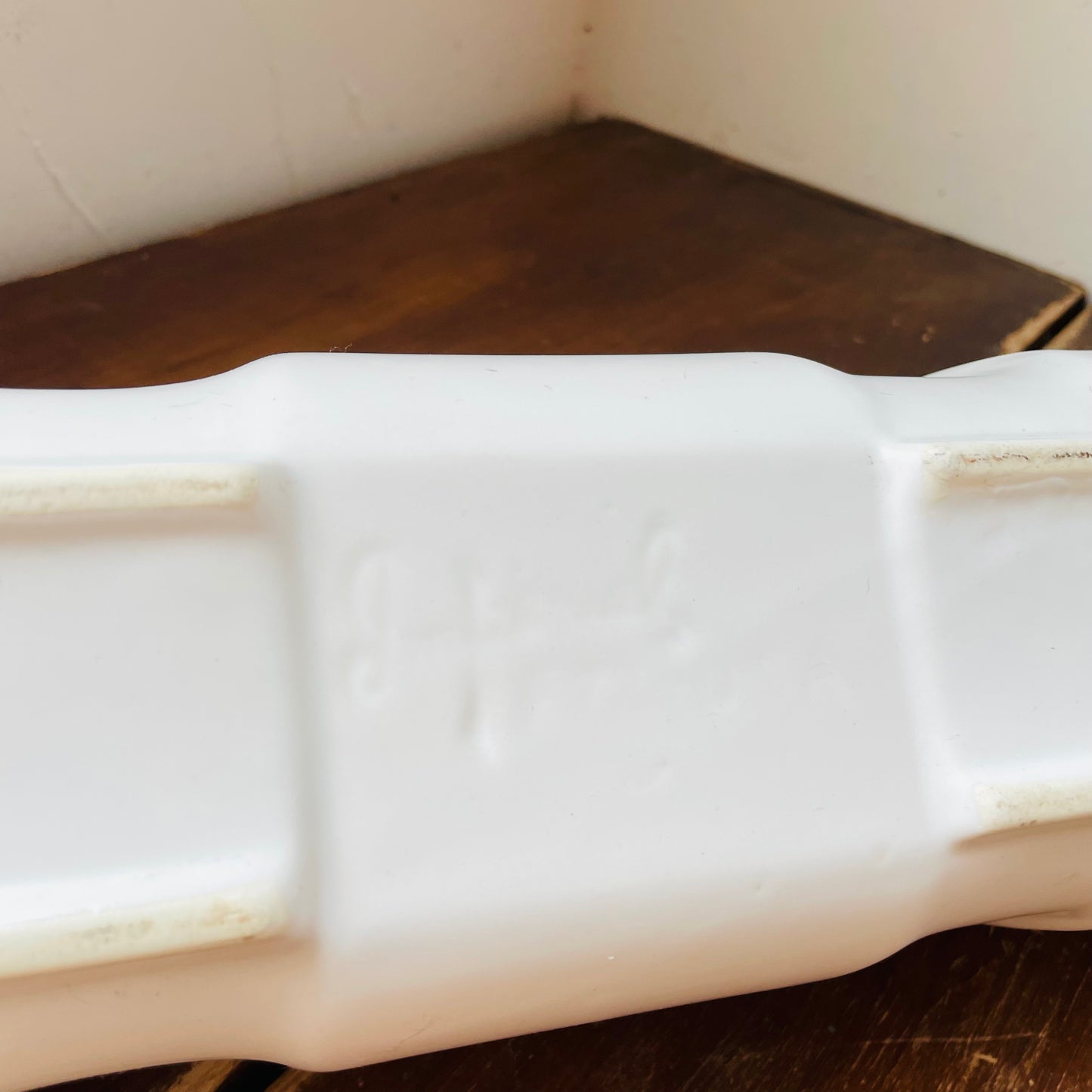 Hull Art Pottery Imperial White Oblong Planter- Vintage