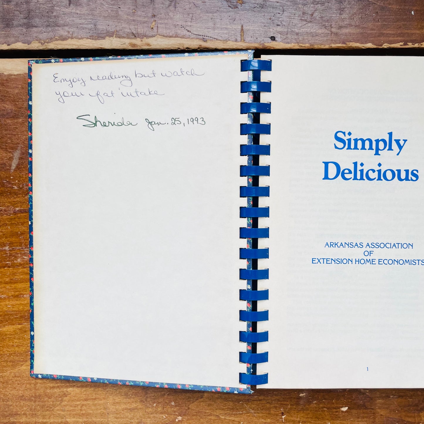 Simply Delicious AAEHE Cookbook- Vintage