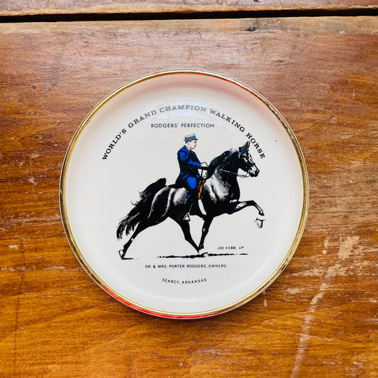 Worlds Grand Champion Walking Horse Plate- Vintage