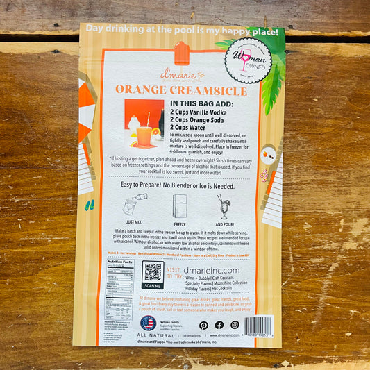 Orange Creamsicle Slushie