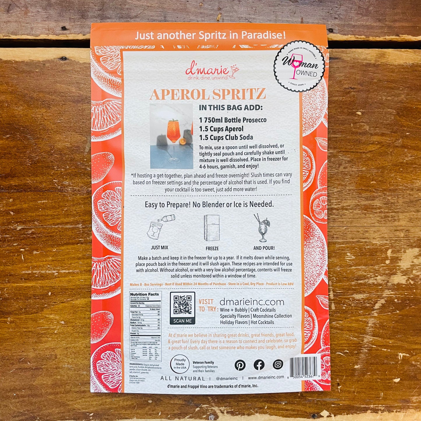 Aperol Spritz Slushie