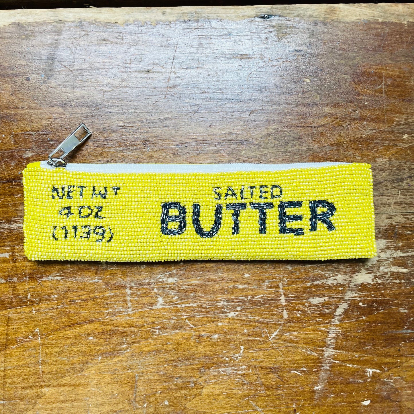 Stick of Butter Beaded Coin Purse