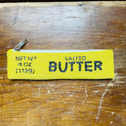 Stick of Butter Beaded Coin Purse