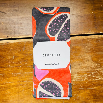 Graphic Pomegranates Tea Towel