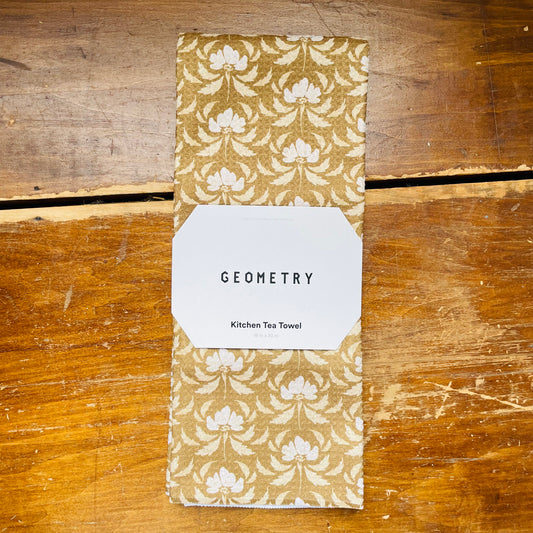 Gilded Bloom Tea Towel