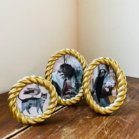 Gilded Rope Photo Frame