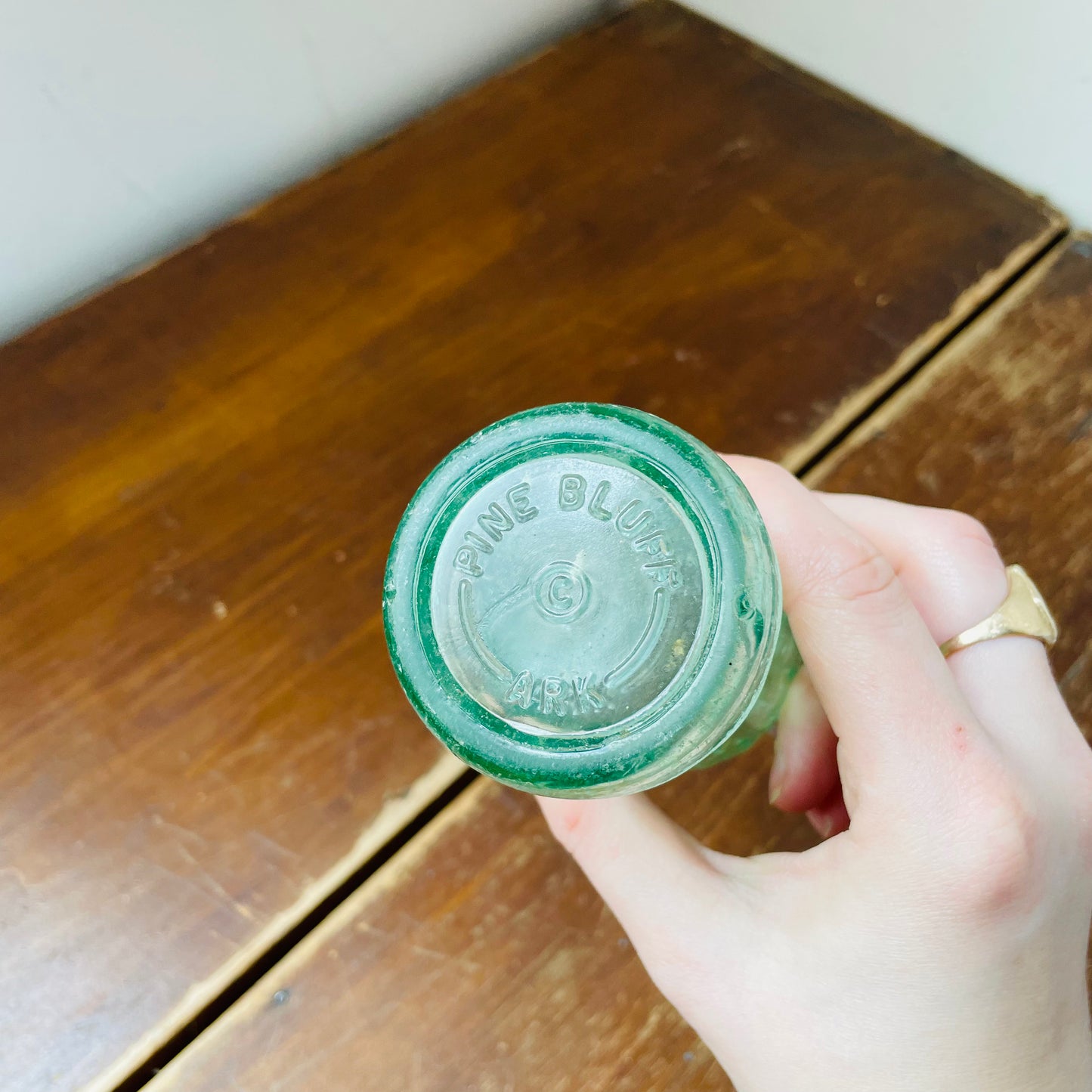 Pine Bluff Made Cocoa-Cola Glass Bottle- Vintage