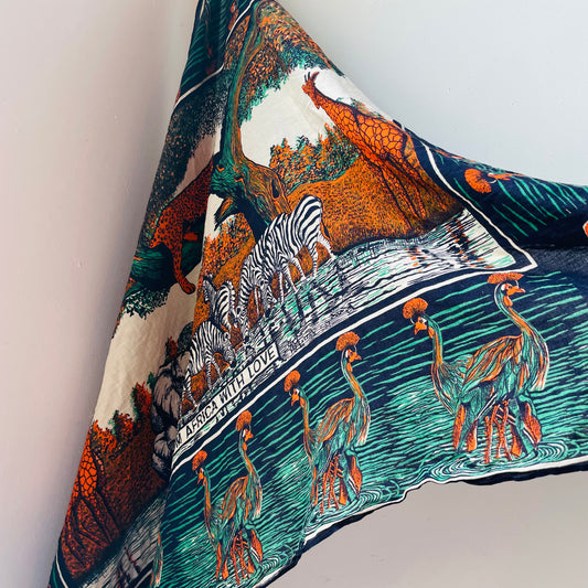 "From Africa with Love" Scarf- Vintage