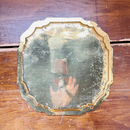 Brass Lunt Silversmith Square Tray- Vintage