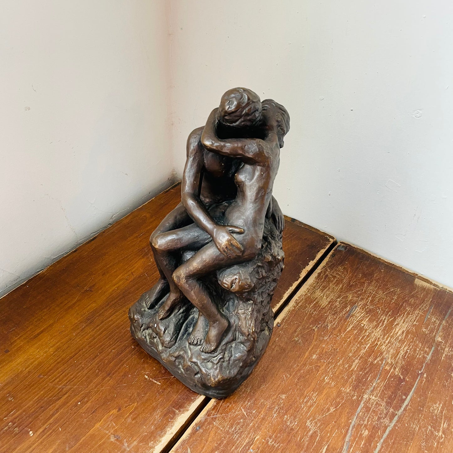 Resin "The Kiss" Sculpture by Auguste Rodin- Vintage