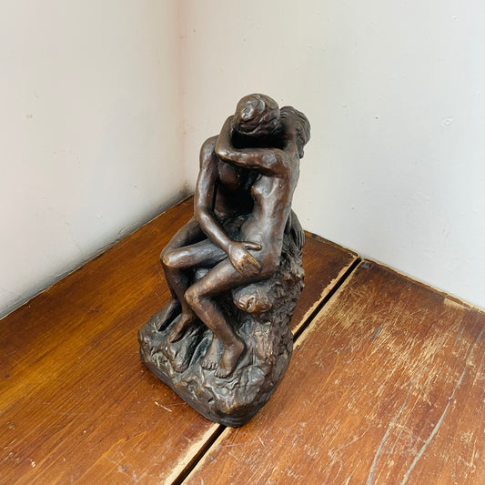 Resin "The Kiss" Sculpture by Auguste Rodin- Vintage