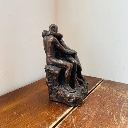 Resin "The Kiss" Sculpture by Auguste Rodin- Vintage