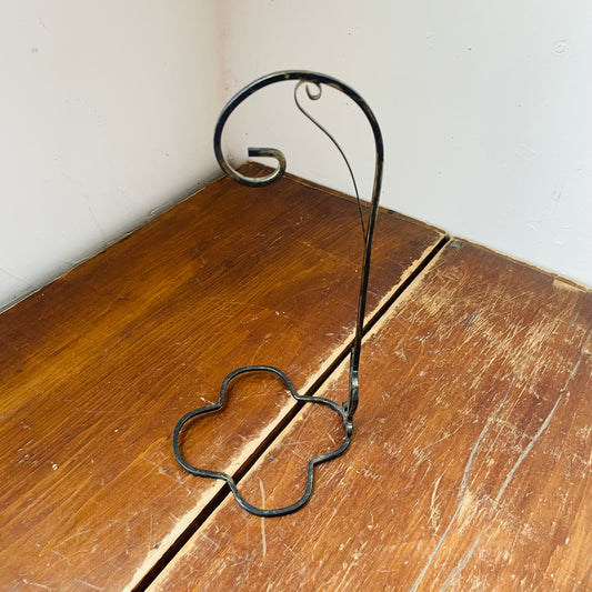 Black Metal Display Hook- Vintage
