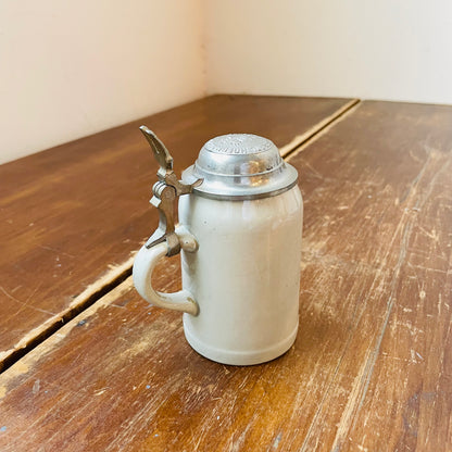 Hofbrauhaus Munchen Beer Stein with Fork Pewter Lid- Vintage