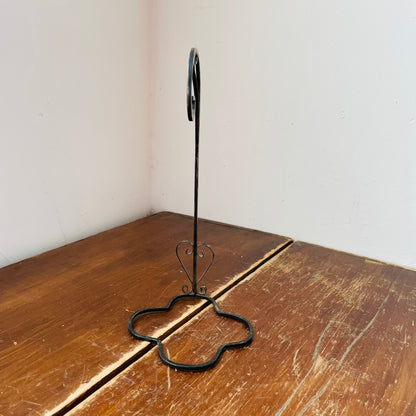 Black Metal Display Hook- Vintage