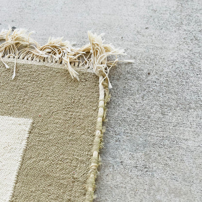 Animal Motif Kilim Flatweave 9'x13' Rug- Vintage