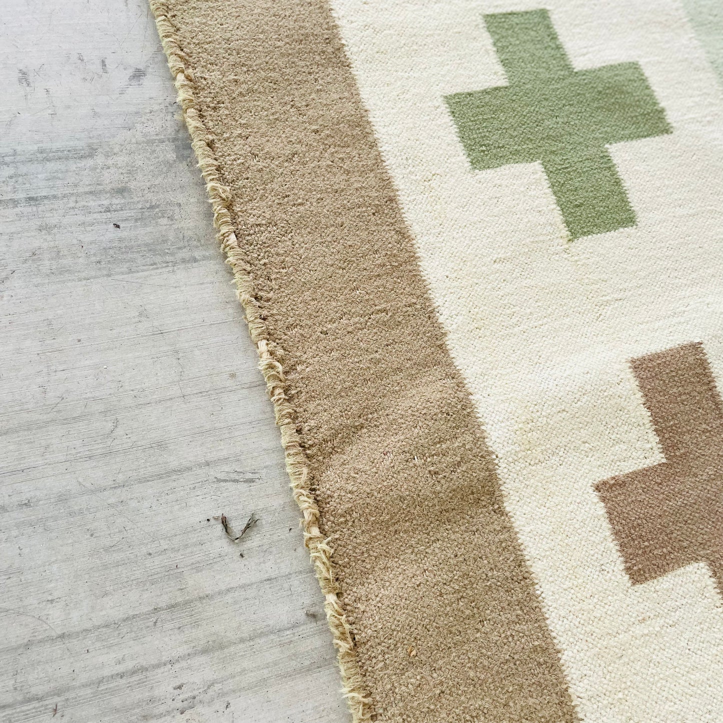 Animal Motif Kilim Flatweave 9'x13' Rug- Vintage