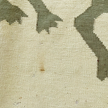 Animal Motif Kilim Flatweave 9'x13' Rug- Vintage