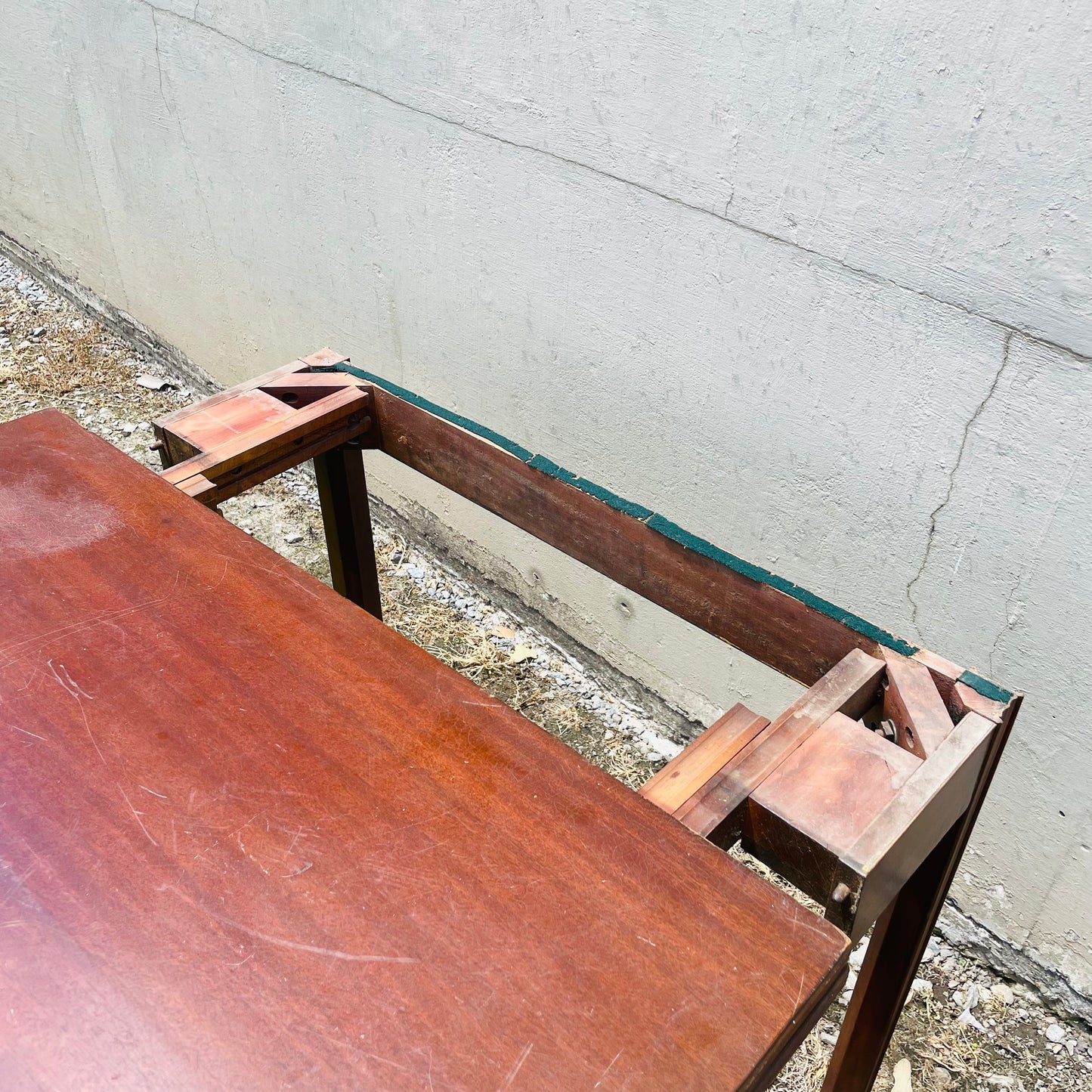 Queen Anne Flip Top Mahogany Game Table- Antique