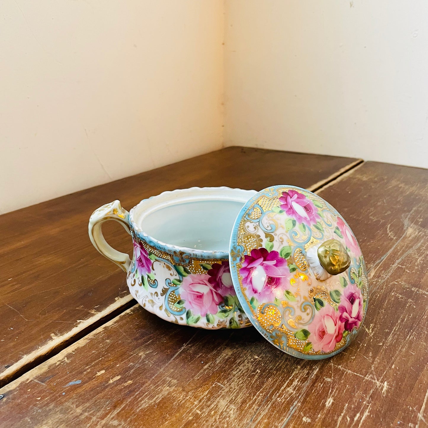 Nippon Porcelain Biscuit Jar- Vintage