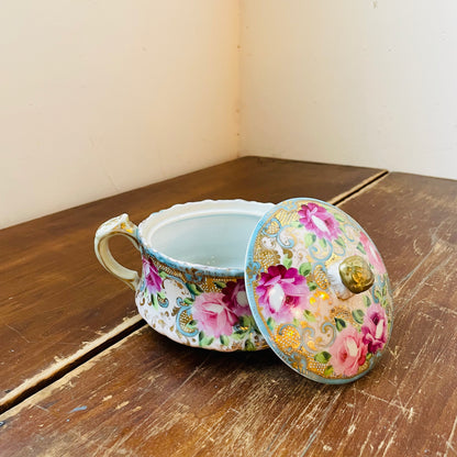 Nippon Porcelain Biscuit Jar- Vintage