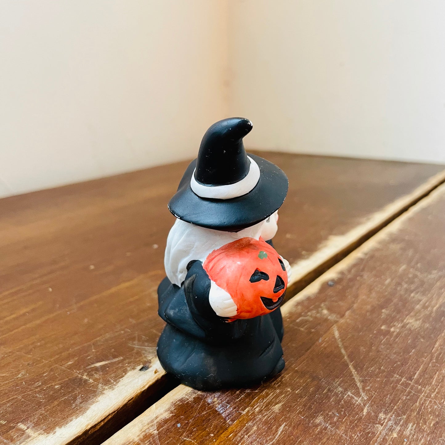 Bold Lip Witch with Her Jack-o-Lantern- Vintage