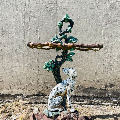 Dalmatian Cast Iron Umbrella Holder- Antique