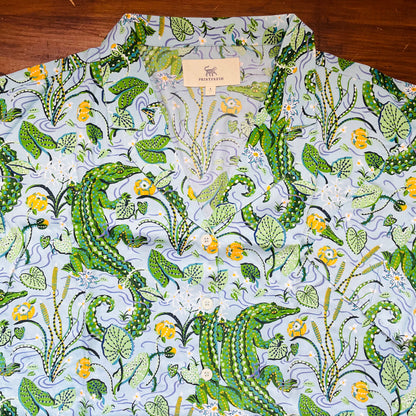 Gator Grove Satin Wildest Dreams Long PJ Set